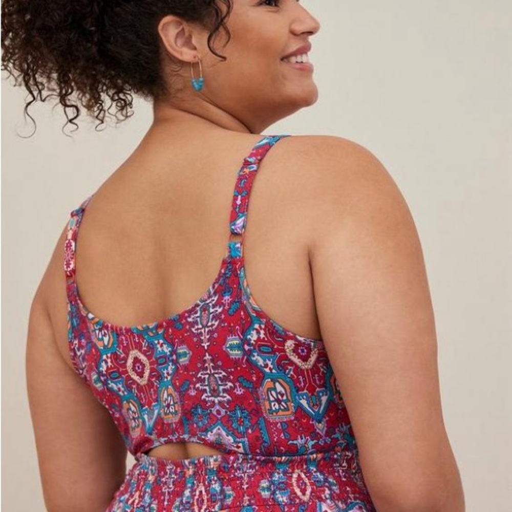 Torrid Ruffle High Low Jersey Dress - Picture 3 of 6